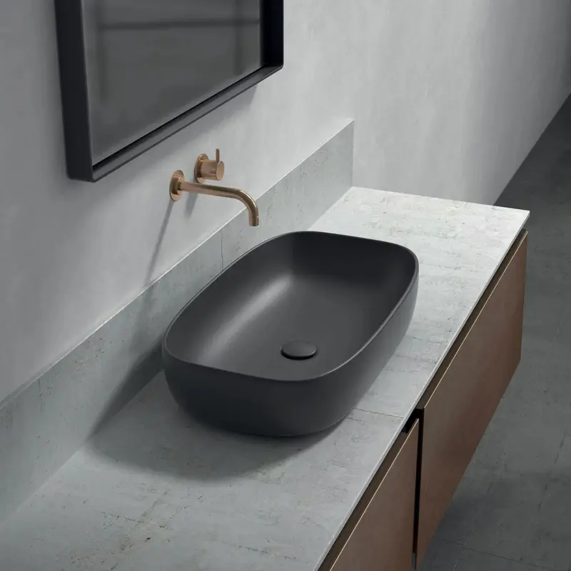 Galassia Ceramica Dream lavabo da appoggio 64x38cm 7300