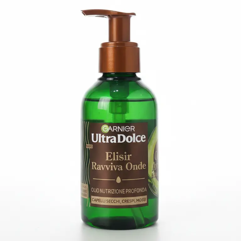 Garnier Ultra Dolce Elisir Ravviva Onde 120ml – Olio di Avocado & Burro di Karité – Definizione Ricci 72h Leave-In