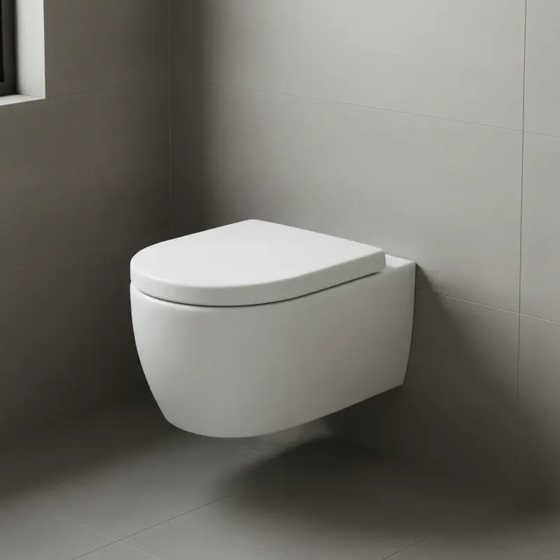 Geberit Fast wc sospeso senza brida completo di copriwater 78355000