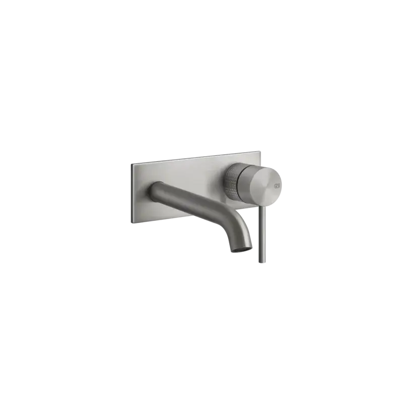 Gessi 316 Cesello rubinetto lavabo a parete 54488 + 54198