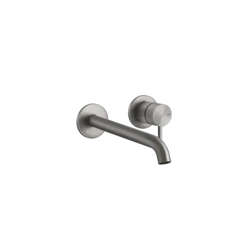 Gessi 316 Cesello rubinetto lavabo a parete lunghezza bocca personalizzabile 54489 + 54198