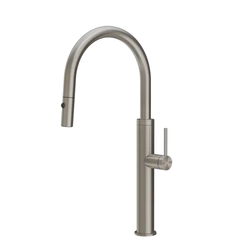 Gessi 316 Flessa rubinetto cucina con canna girevole e doccetta estraibile doppio getto 60022