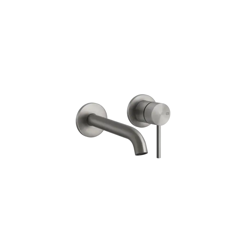 Gessi 316 Flessa rubinetto lavabo a parete bocca lunga 54086 + 54198