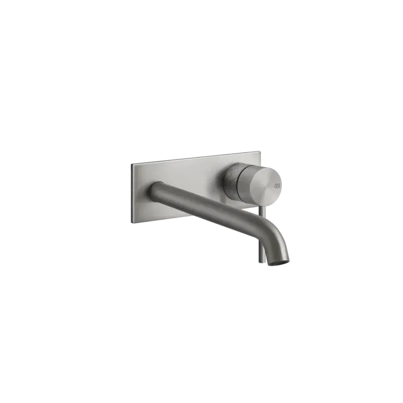 Gessi 316 Intreccio rubinetto lavabo a parete 54190 + 54198