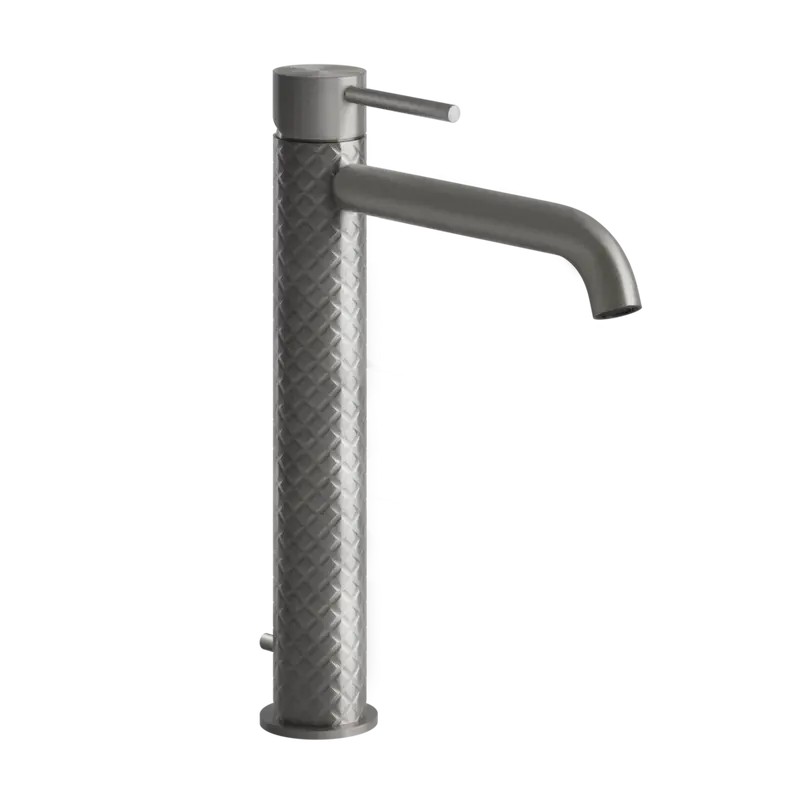 Gessi 316 Intreccio rubinetto lavabo alto con piletta 54103
