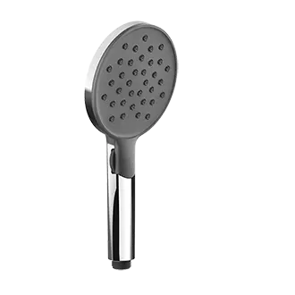 Gessi Anello doccetta anticalcare 2 funzioni con selettore a rotella con inserto nero 47350