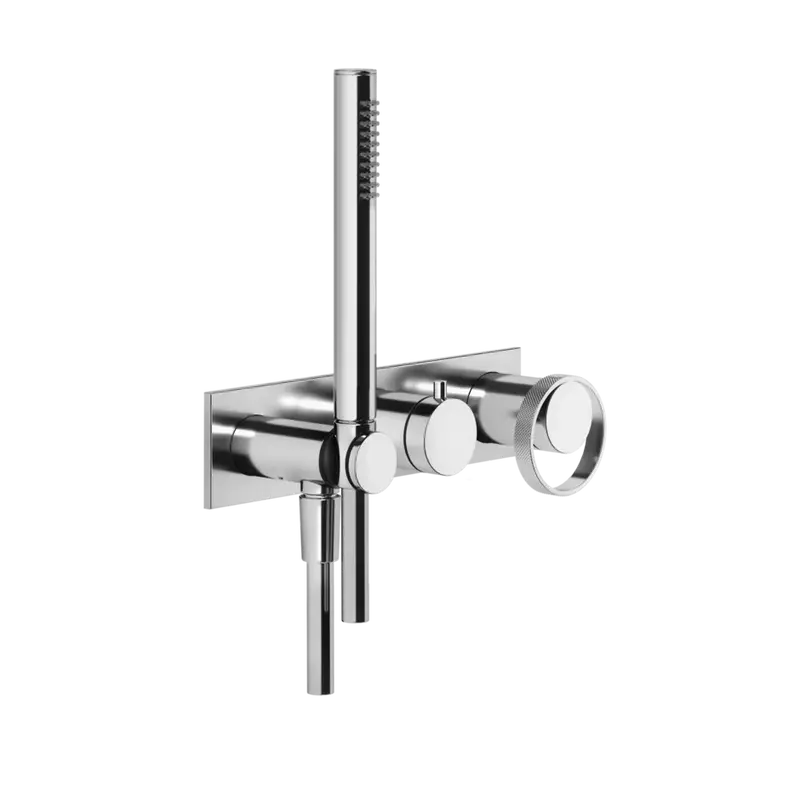 Gessi Anello rubinetto doccia con deviatore 2 vie e doccetta 63343 + 54139