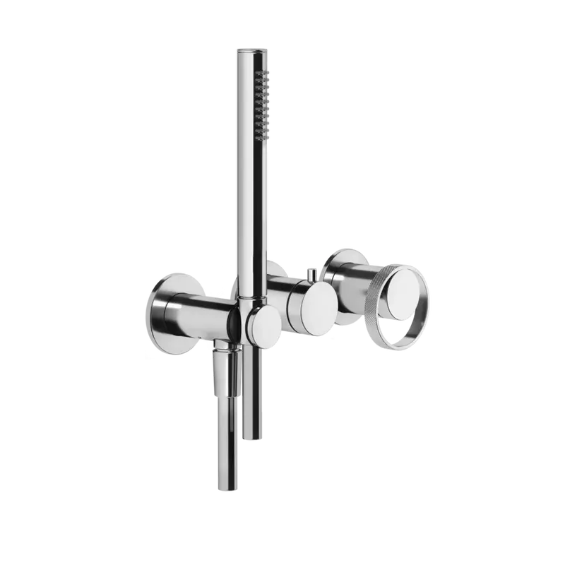 Gessi Anello rubinetto doccia con deviatore 2 vie e doccetta 63345 + 54139
