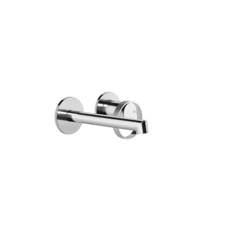 Gessi Anello rubinetto lavabo a parete bocca corta 63381 + 63397