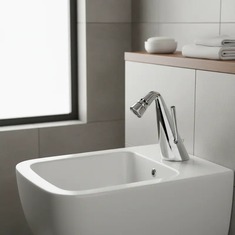 Gessi Cono rubinetto bidet con scarico 45007-031