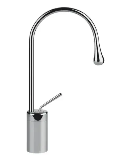 Gessi Goccia rubinetto lavabo canna media girevole 33604