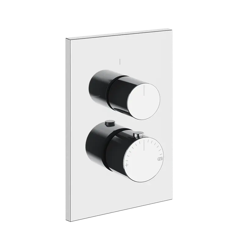 Gessi Habito miscelatore doccia termostatico a parete 2 vie 70031 + 09269