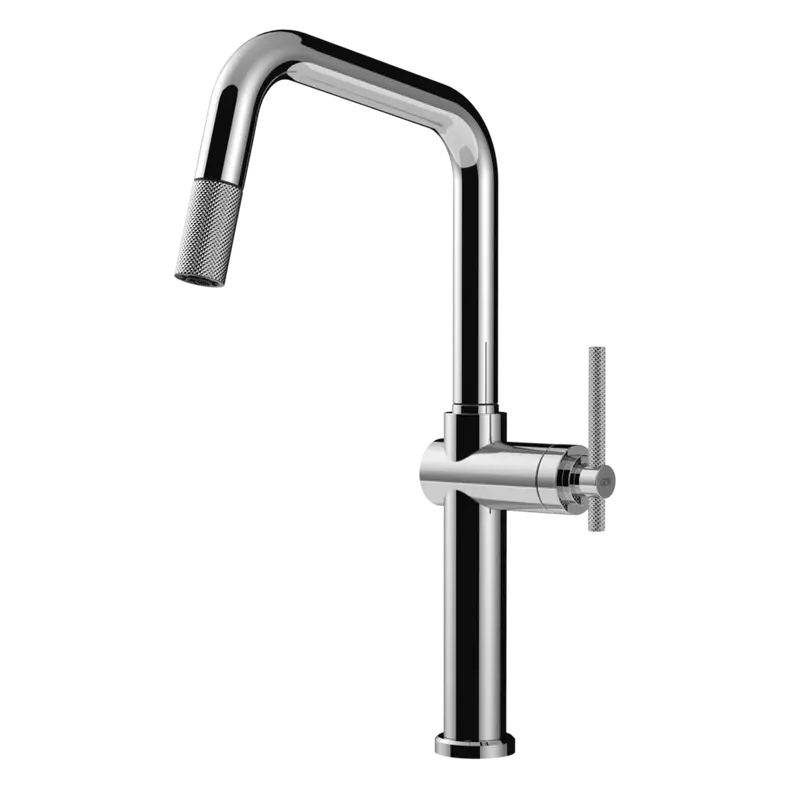 Gessi Habito rubinetto cucina con canna girevole e doccetta estraibile 60652