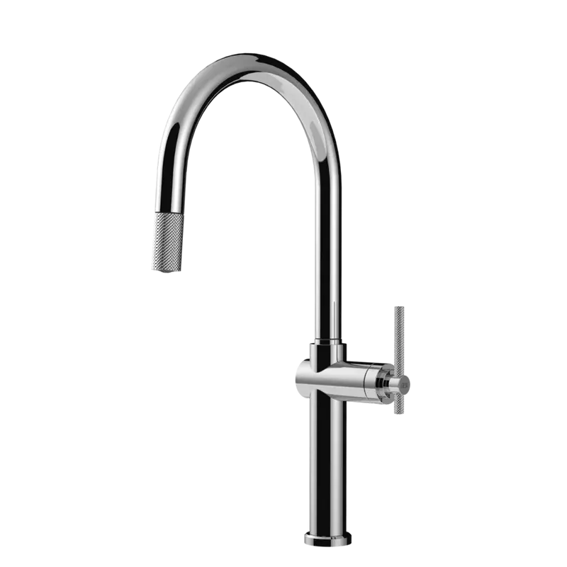 Gessi Habito rubinetto cucina con canna girevole e doccetta estraibile 60672