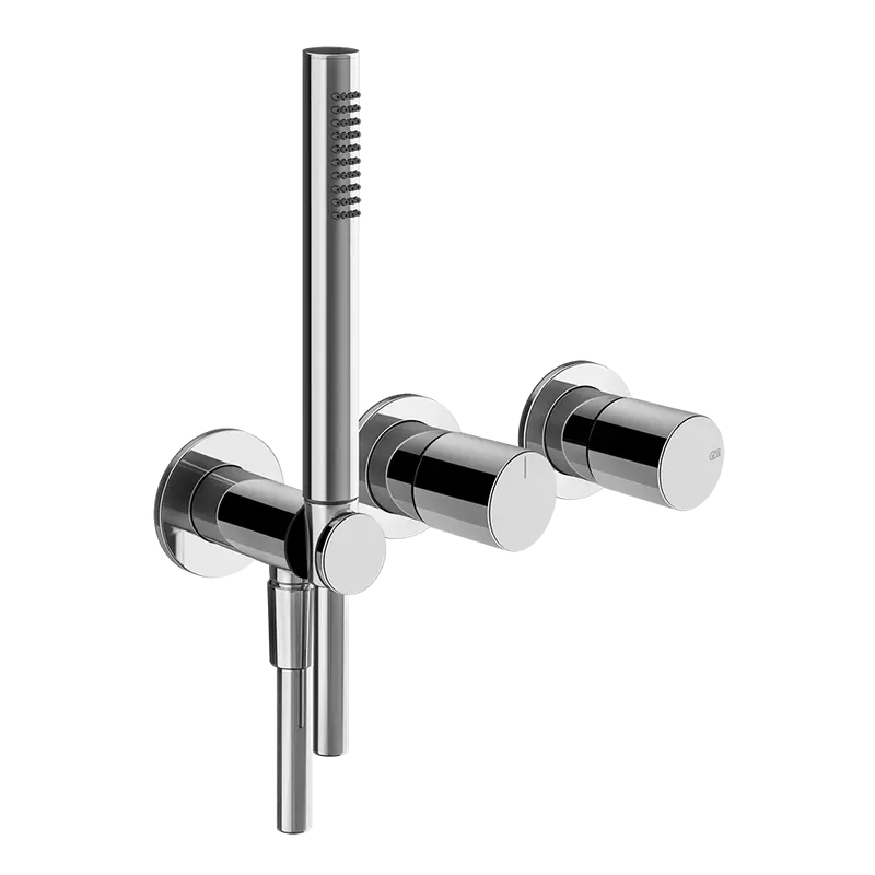 Gessi Habito rubinetto doccia con deviatore 2 vie e doccetta 70038 + 54139
