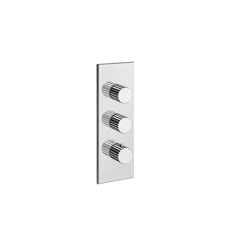Gessi Incastri miscelatore doccia termostatico alta portata 2 rubinetti di arresto 75314 + 43103