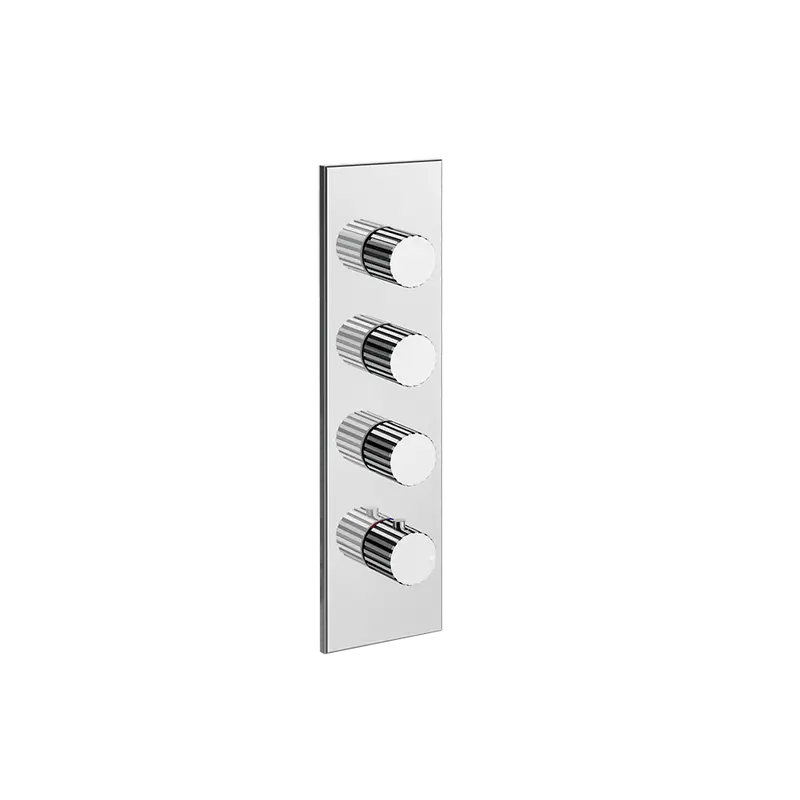 Gessi Incastri miscelatore doccia termostatico alta portata 3 rubinetti di arresto 75316 + 43105