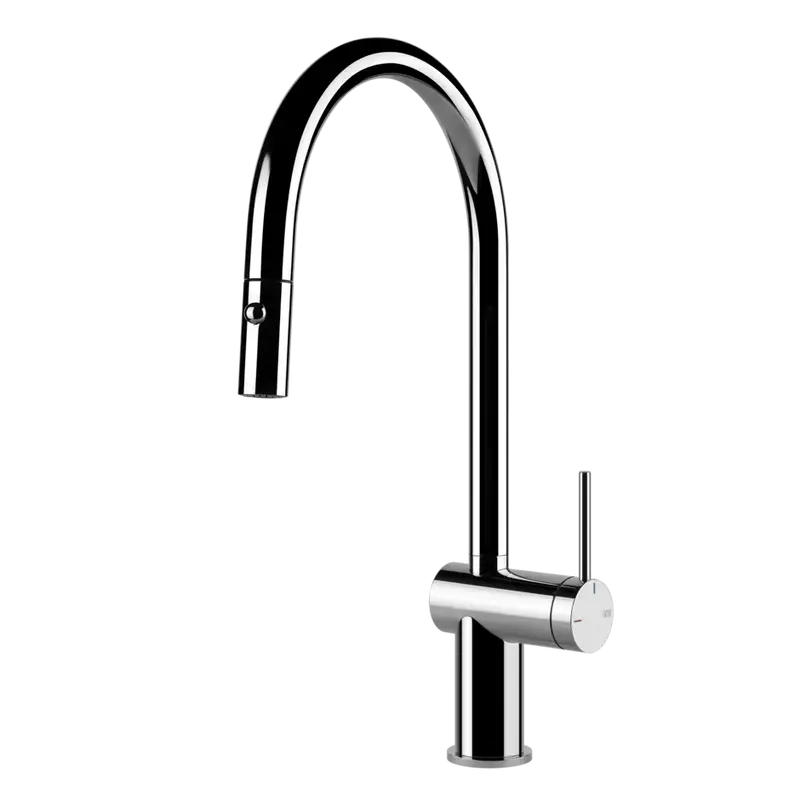 Gessi Inedito rubinetto cucina con doccetta estraibile doppio getto 60413