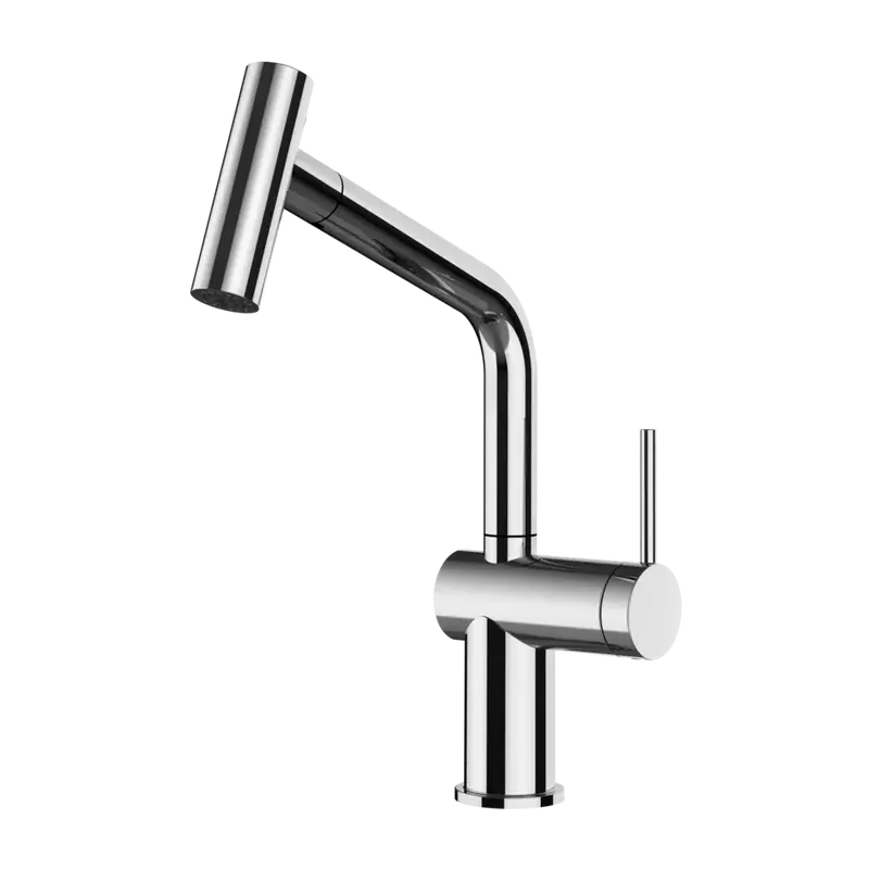 Gessi Inedito rubinetto cucina con doccetta estraibile doppio getto 60425