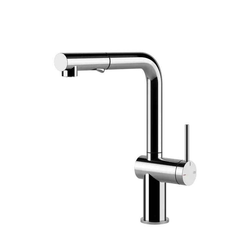 Gessi Inedito rubinetto cucina con doccetta estraibile doppio getto 60435