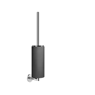 Gessi Ingranaggio porta scopino nero in Pietra sinterizzata 63820
