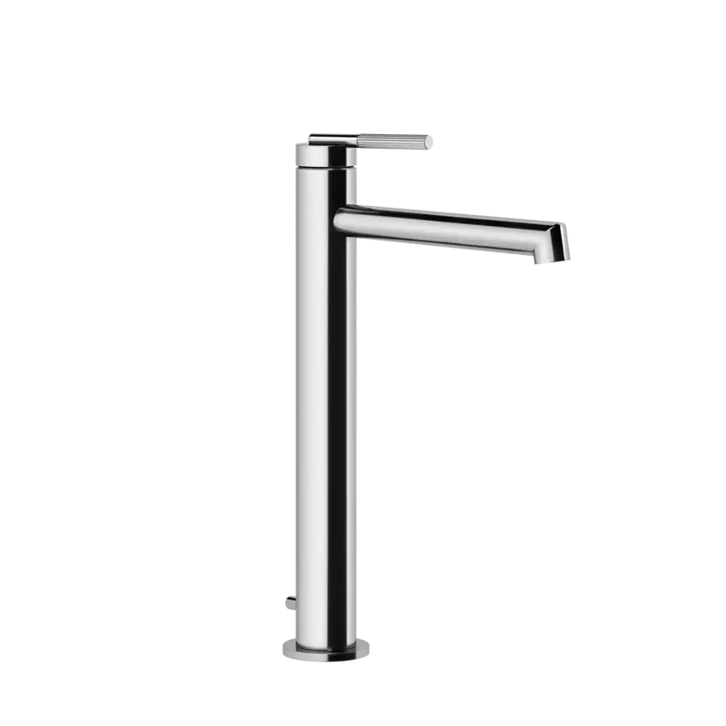 Gessi Ingranaggio rubinetto lavabo alto bocca lunga con piletta 63505