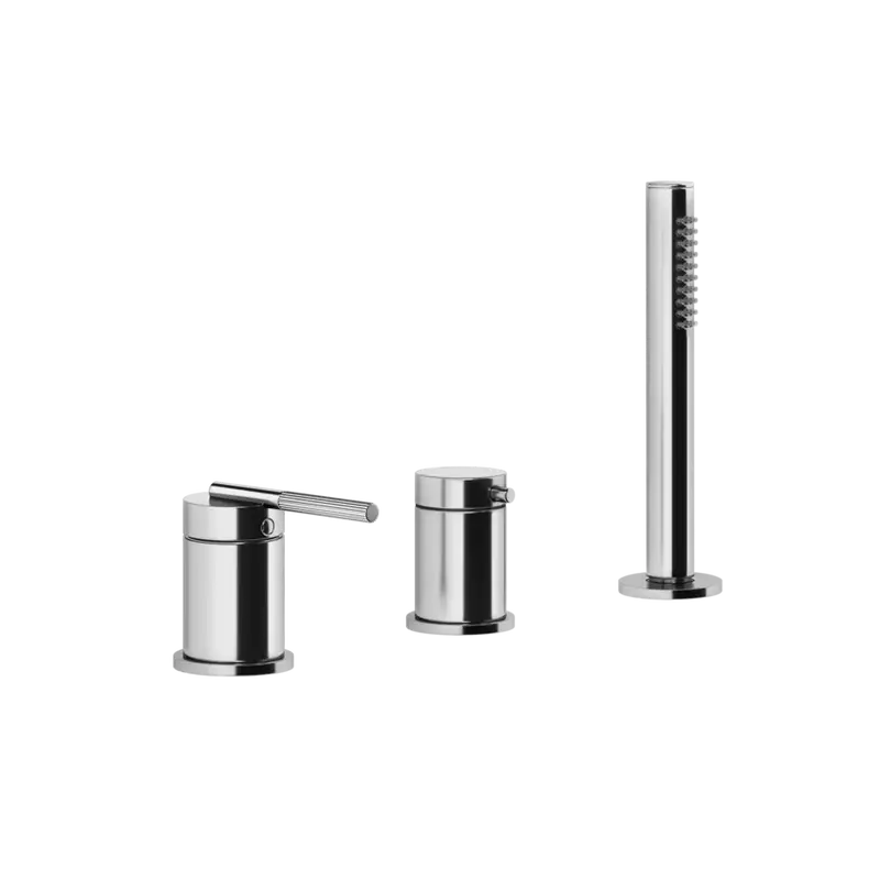 Gessi Ingranaggio rubinetto vasca da bagno 3 fori 63547