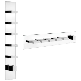 Gessi Inverso miscelatore termostatico doccia alta portata 5 vie 43030 + 43109