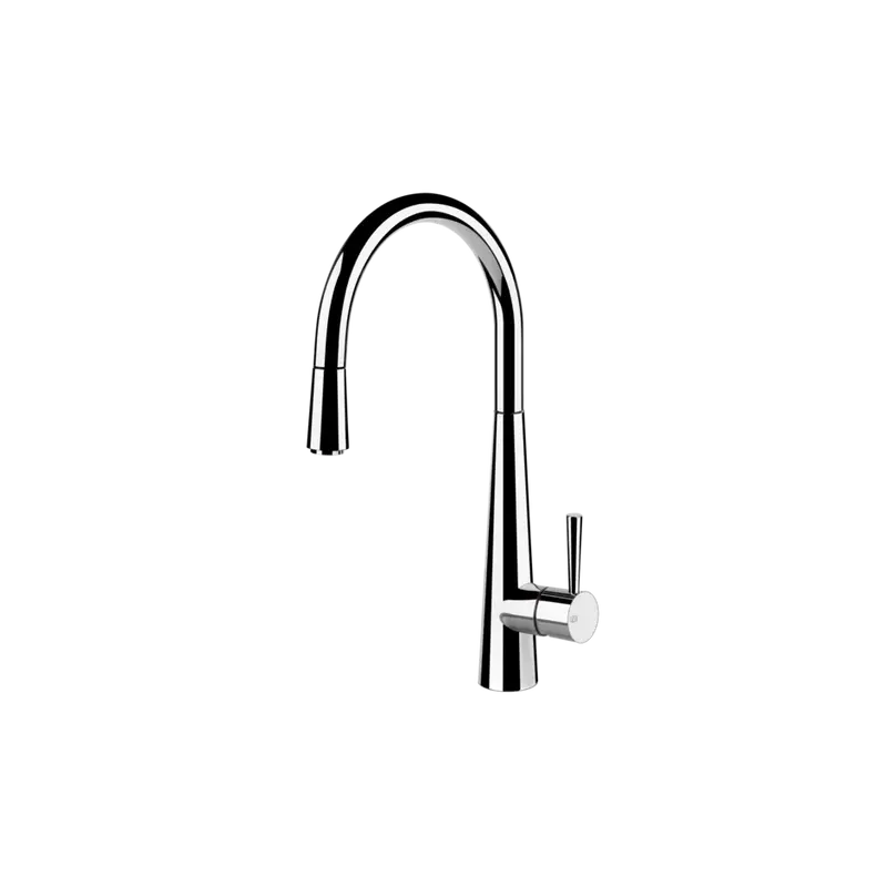 Gessi Just rubinetto cucina con canna girevole e doccetta estraibile 20577