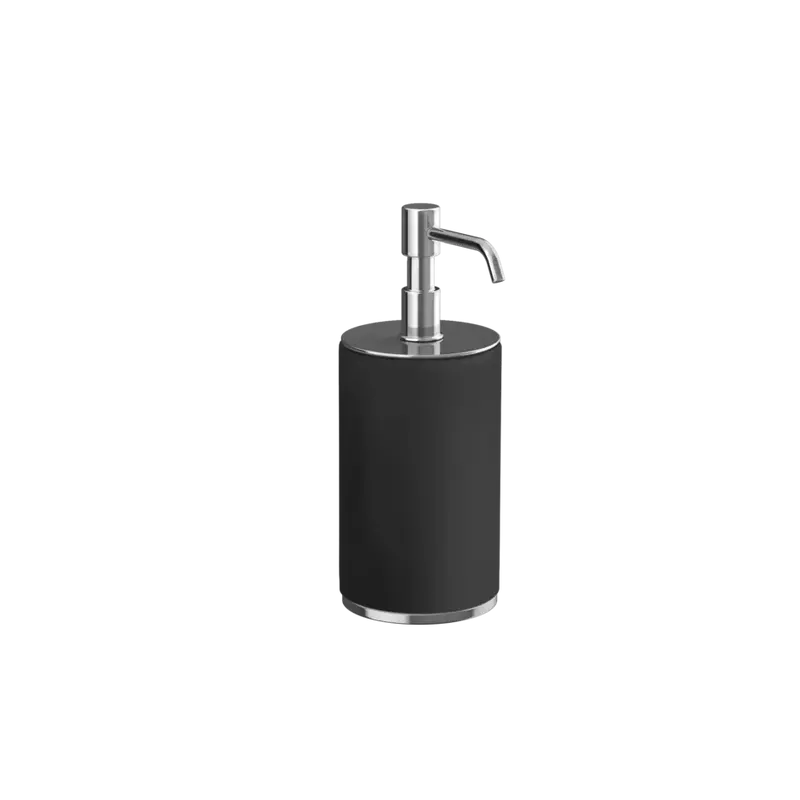 Gessi Origini dispenser sapone nero in resina antibatterica 66438