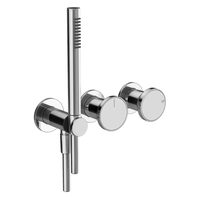 Gessi Origini miscelatore doccia con deviatore 2 vie 66036 + 54139