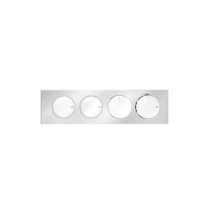 Gessi Origini miscelatore termostatico doccia 2 funzioni con pulsanti on-off 66222 +  63011