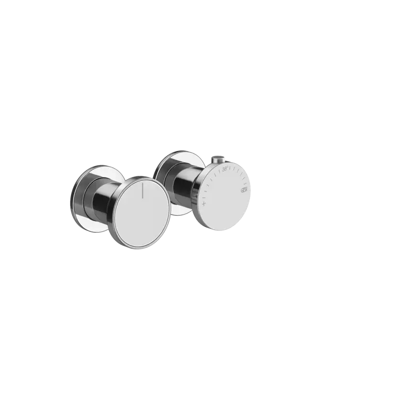 Gessi Origini miscelatore termostatico doccia 2 vie 66134 + 54169