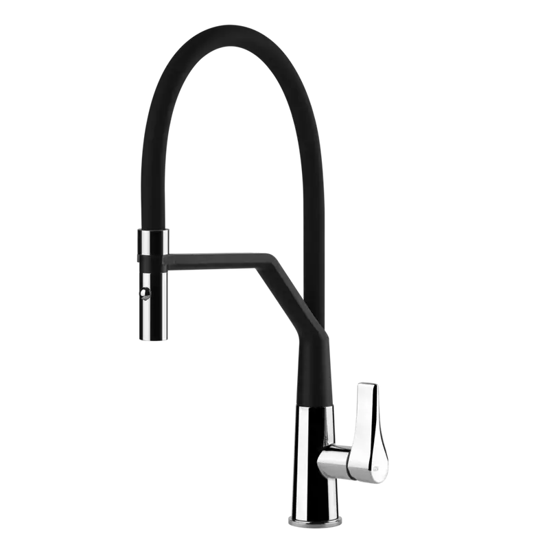 Gessi Proton rubinetto cucina semi professionale doccetta estraibile doppio getto 17191