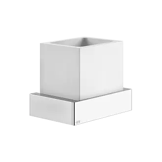 Gessi Rettangolo porta spazzolini bianco in Pietra sinterizzata 20807