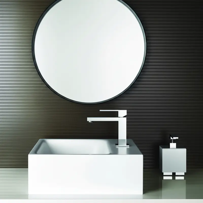 Gessi Rettangolo rubinetto lavabo con scarico 20001-031