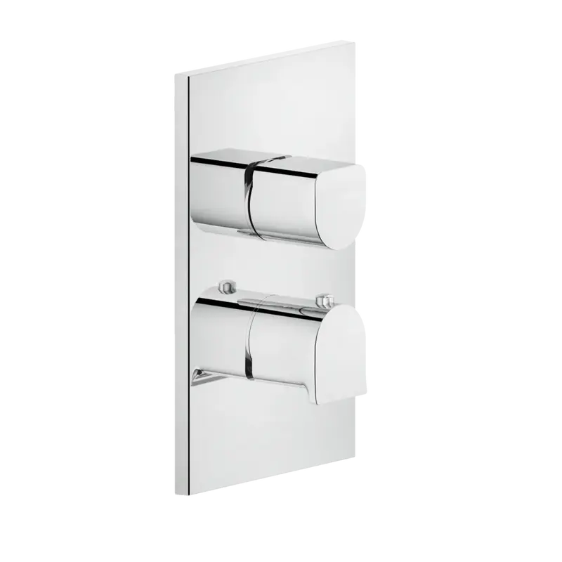 Gessi Rilievo miscelatore termostatico doccia a 2 vie 59134 + 09269