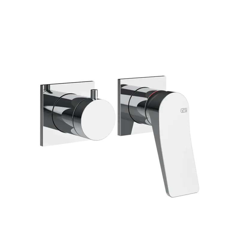 Gessi Rilievo rubinetto doccia con deviatore 2 vie 59038 + 54073