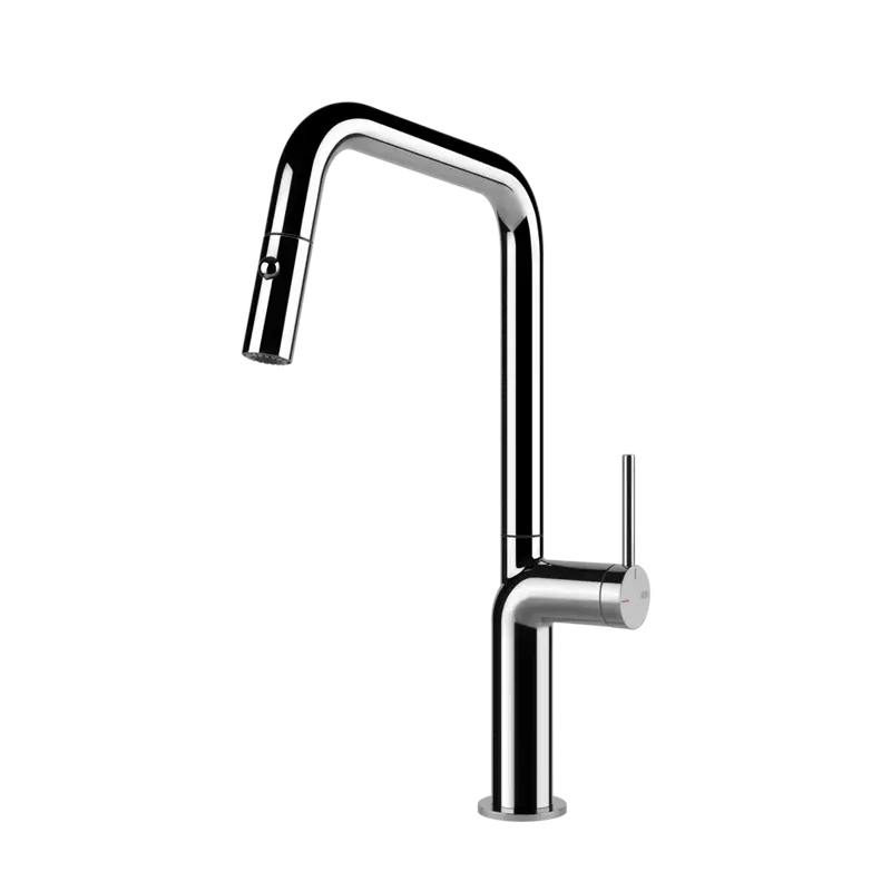 Gessi Stelo rubinetto cucina con doccetta estraibile doppio getto 60307
