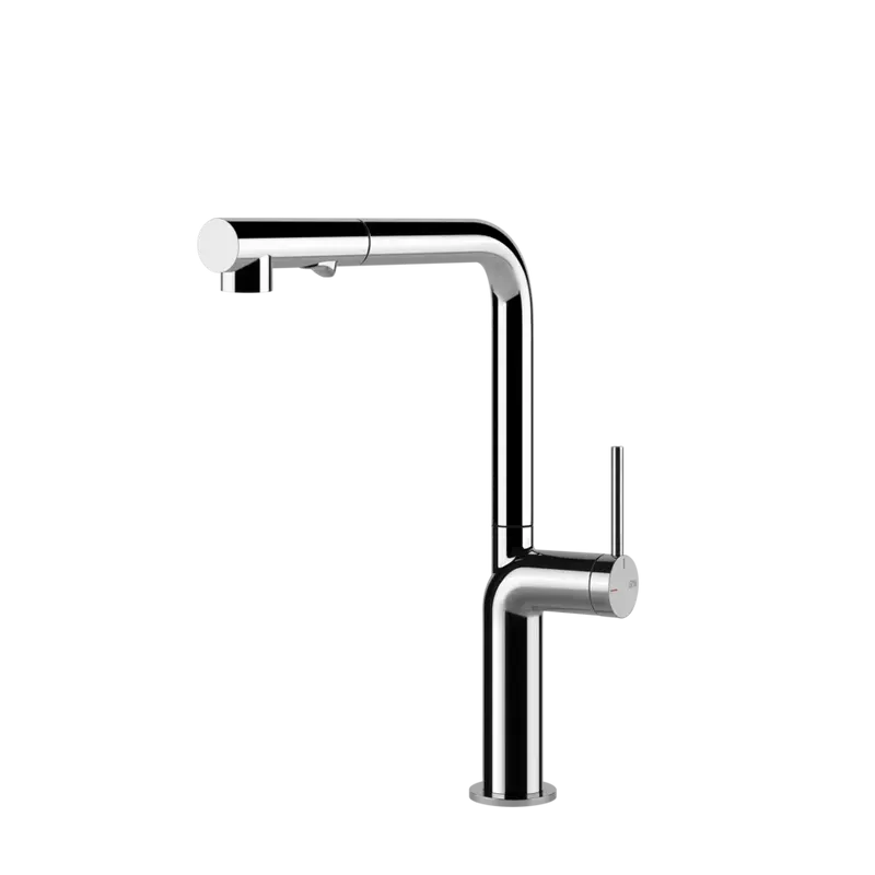Gessi Stelo rubinetto cucina con doccetta estraibile doppio getto 60311