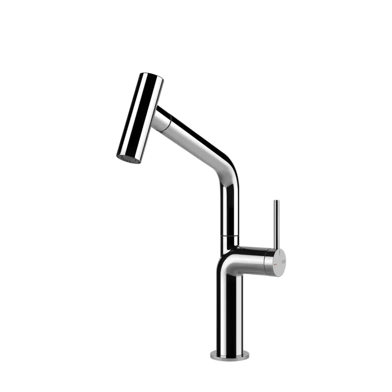 Gessi Stelo rubinetto cucina con doccetta estraibile doppio getto 60313