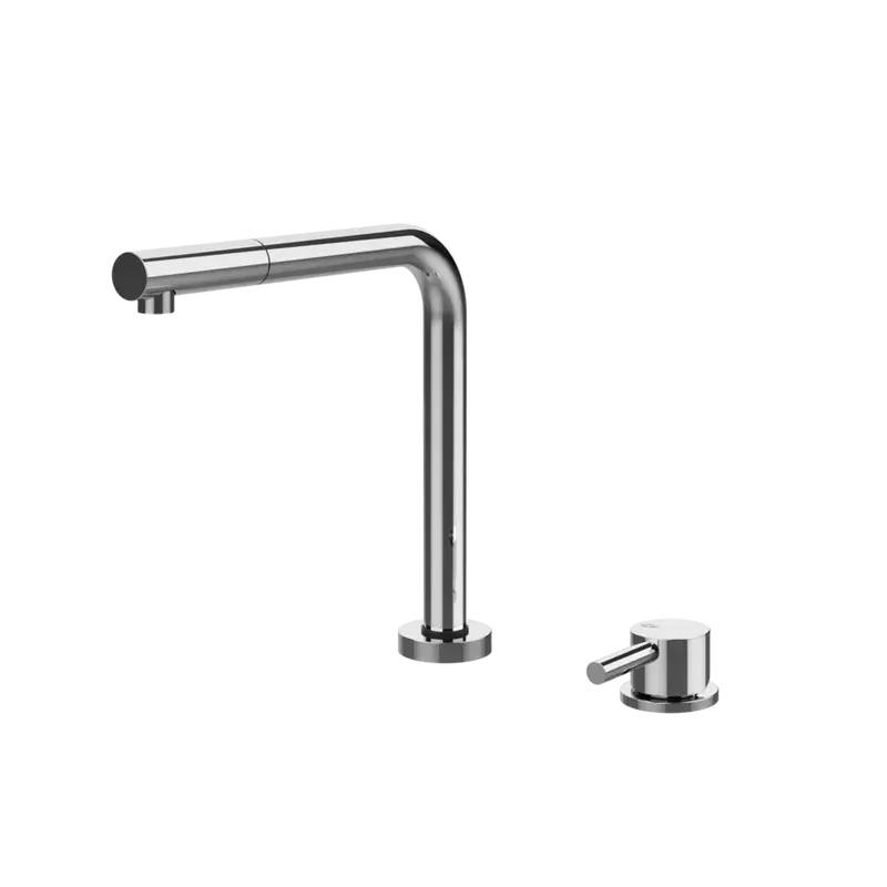 Gessi Su&Giù rubinetto cucina con comando da piano e doccetta estraibile 50109