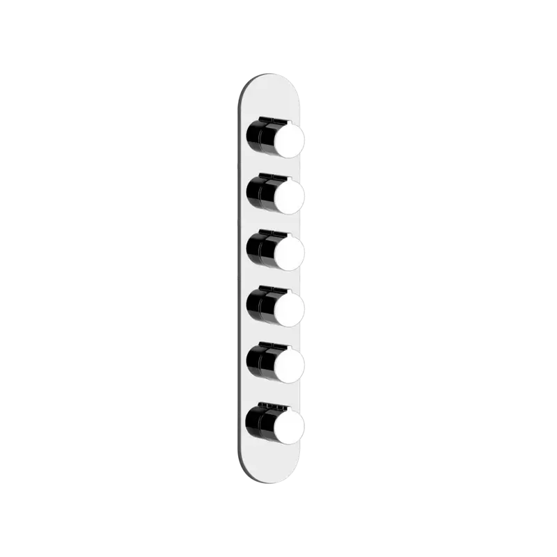 Gessi Ventaglio miscelatore doccia termostatico alta portata 5 uscite 43070 + 43109