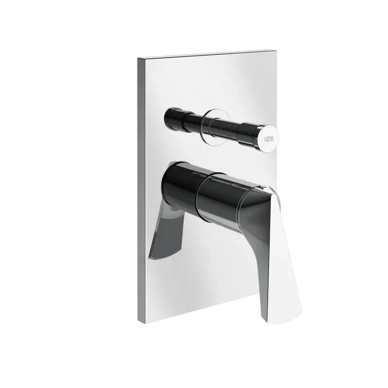 Gessi Ventaglio rubinetto doccia 2 vie con deviatore 72079 + 44673