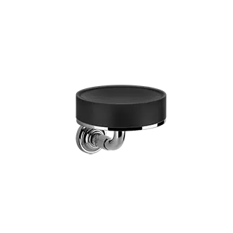 Gessi Venti20 porta sapone nero in Pietra sinterizzata 65402