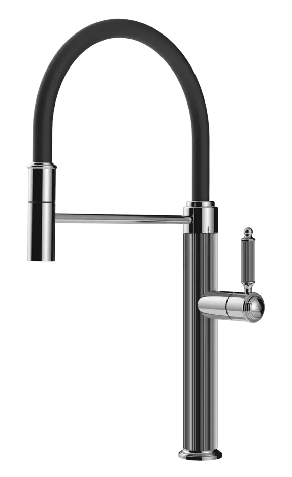 Gessi Venti20 rubinetto cucina semi professionale con doccetta estraibile 60634