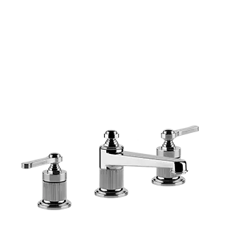 Gessi Venti20 rubinetto lavabo 3 fori basso 65013