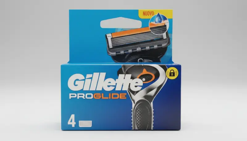 Gillette ProGlide Lame di Ricambio 5 Lame Anti-Frizione Acciaio Inossidabile – Rasatura Profonda Professionale BUNDLE 4 Pezzi