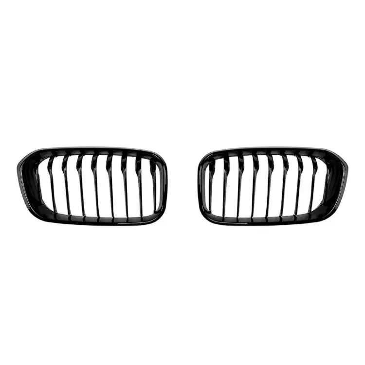 Griglia anteriore a lamelle verticali per BMW Serie 1 F20 F21 LCI 2015-2019, Single Line, Dual Line