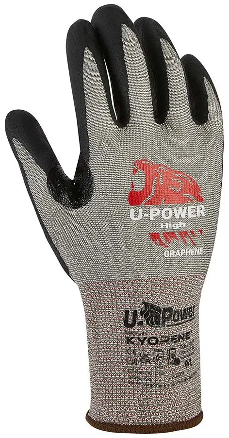 Guanti da lavoro antitaglio High grigio taglia 10 U-Power